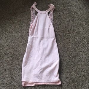 LULUS LIGHT PINK DRESS!